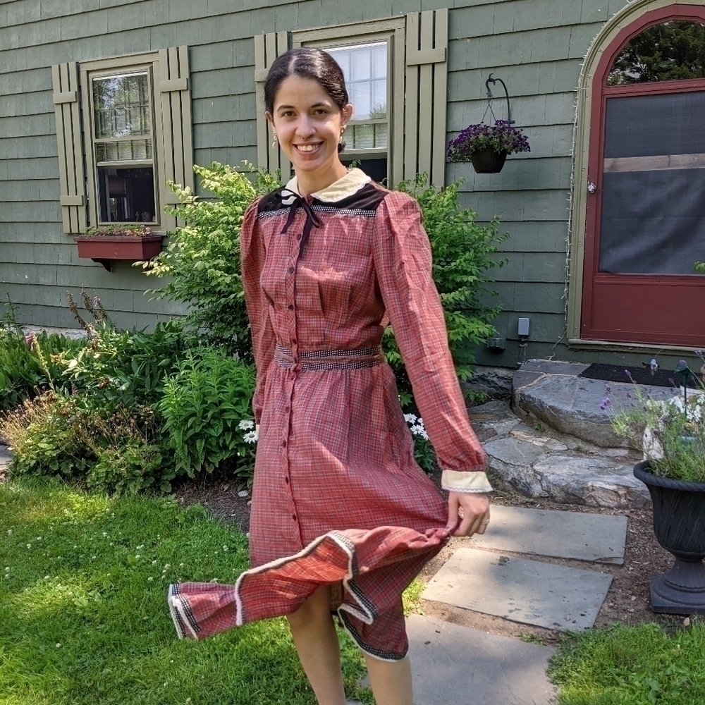 𝅺VINTAGE Gunne Sax By Jessica  Bohemian Peasant Dress 13 ❤️❤️❤️ - Picture 12 of 15